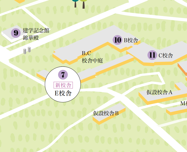 京都女子大学のマップ